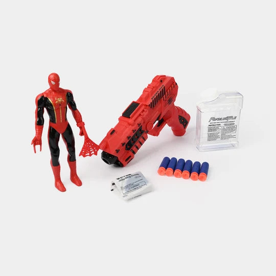 Marvel Spider-Man Toy Blaster with Lights and Sound