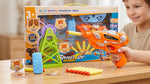 Foam Dart Blaster with Rotating Target Tower