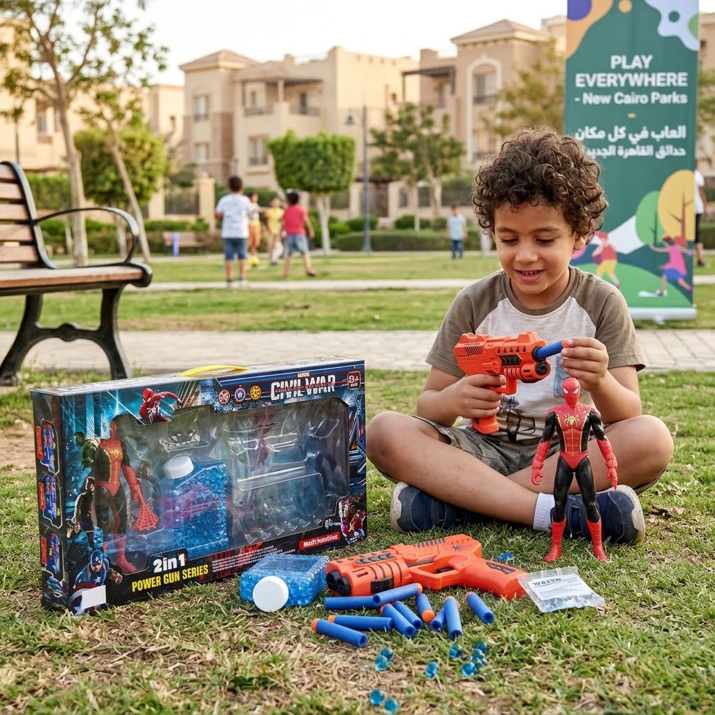 Marvel Spider-Man Toy Blaster with Lights and Sound