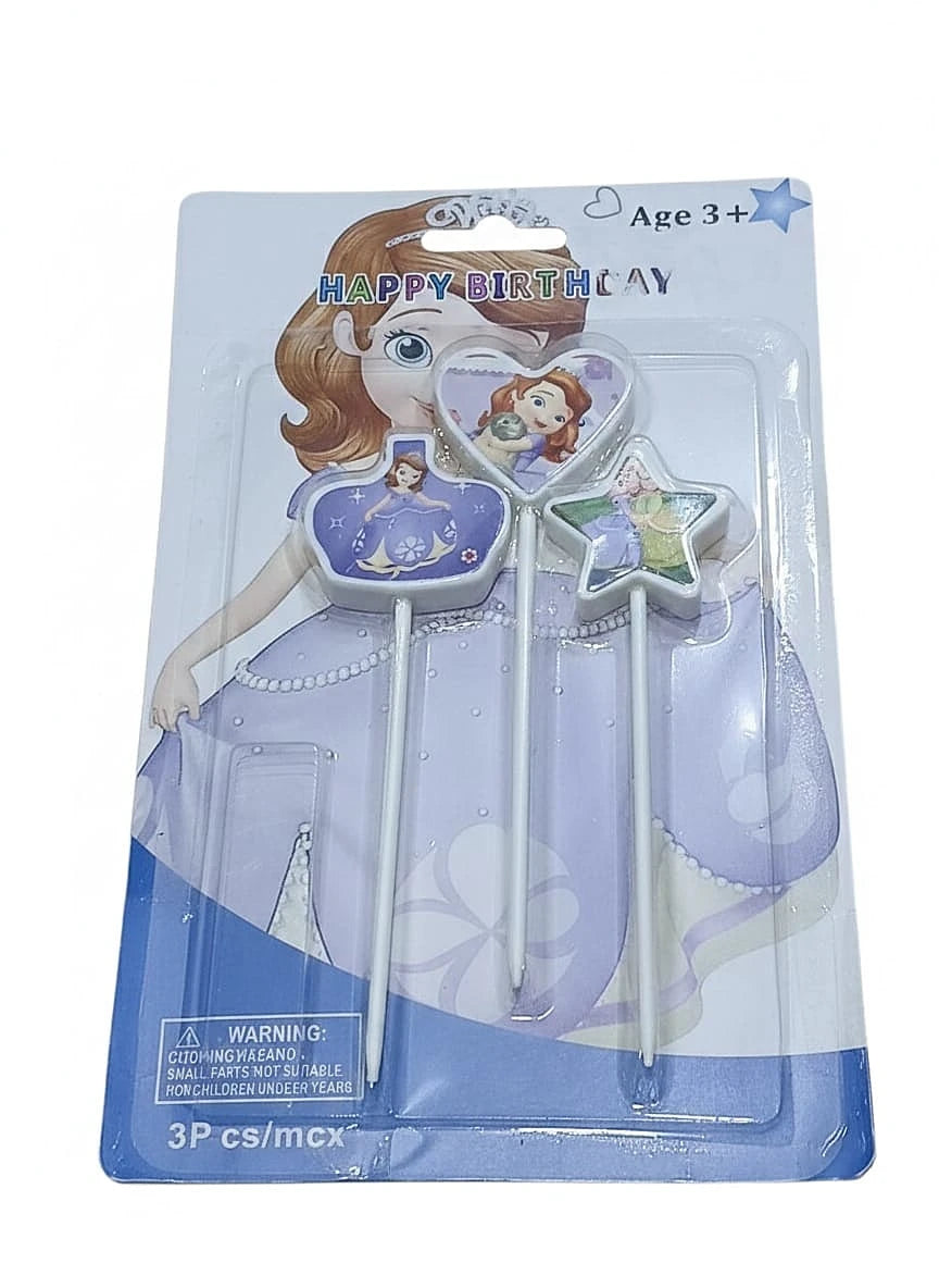 Sofia Birthday Cake Toppers