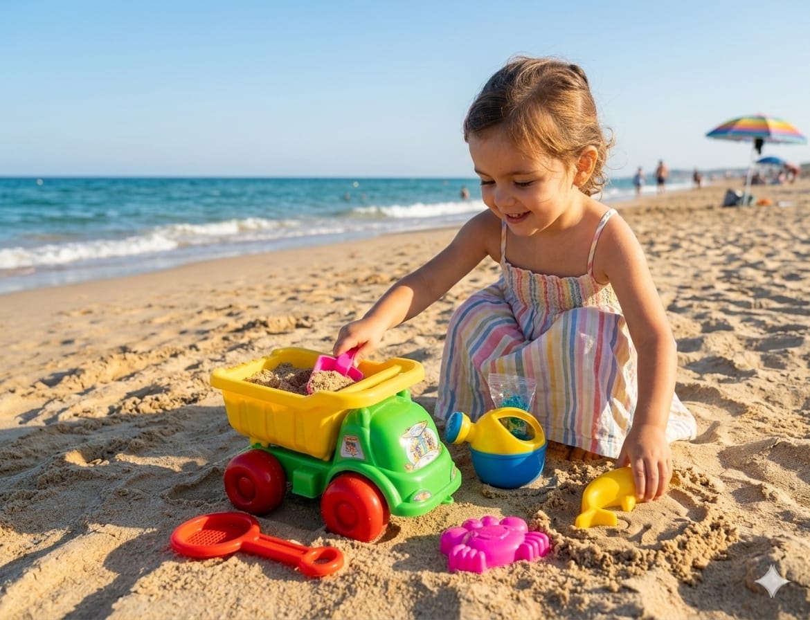 Beach Toy Truck Set