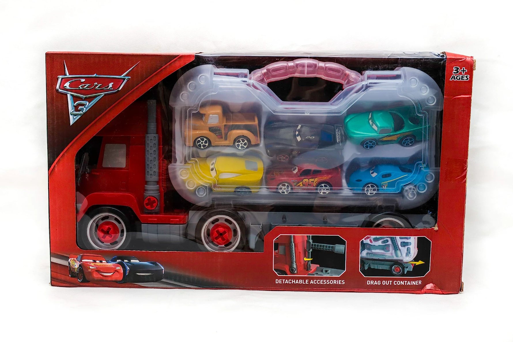 Cars 3 Drag Out Container