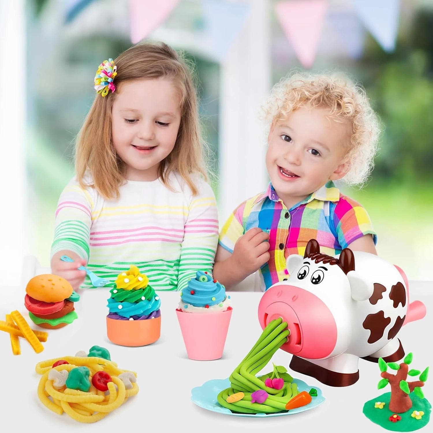 Creative Clay Cow Play Set