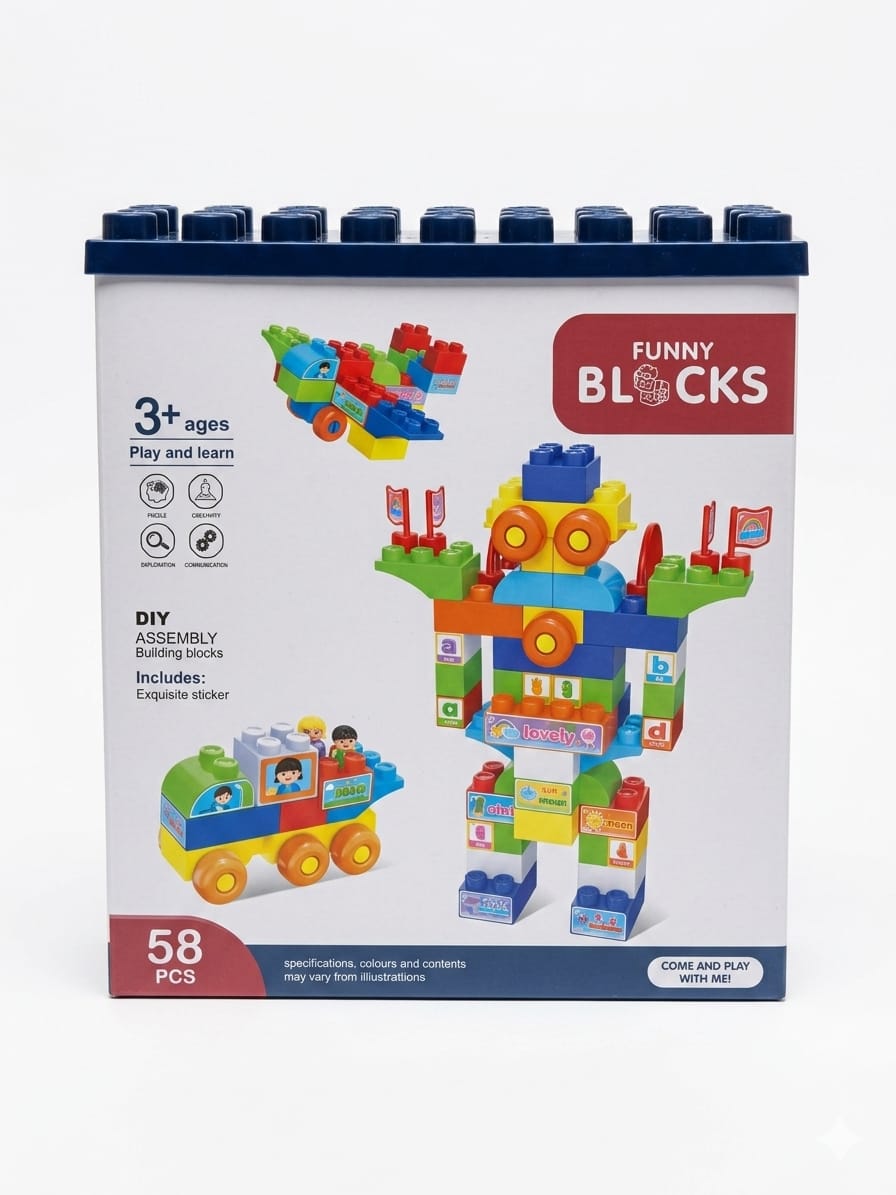 Funny Building Blocks Set