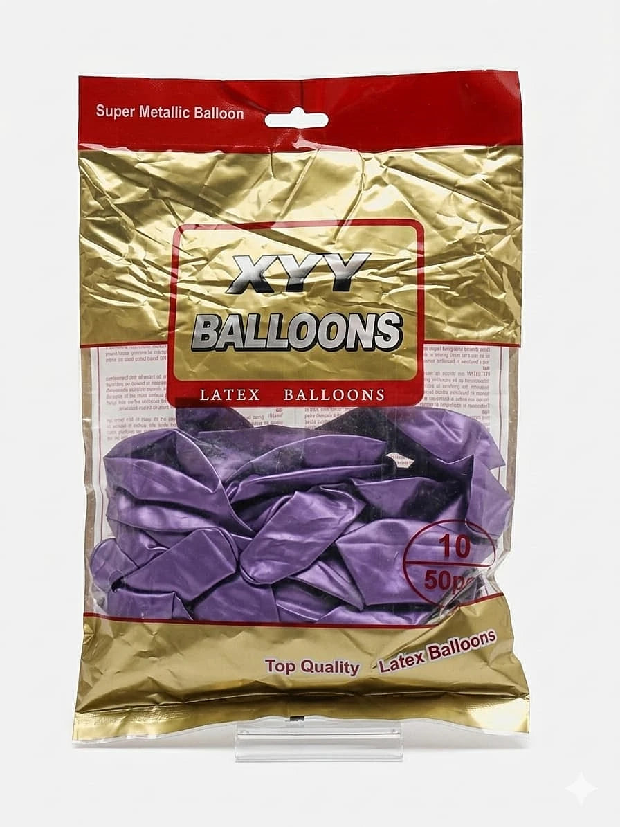 Super Metallic Latex Balloons