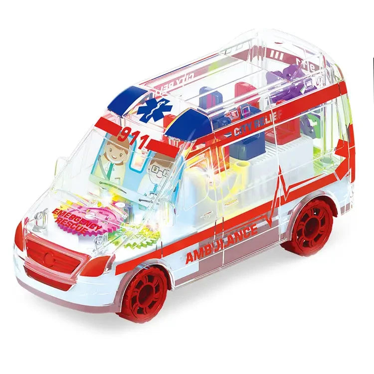 3D Projection Ambulance Car