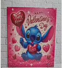 Stitch Valentine's Day Art