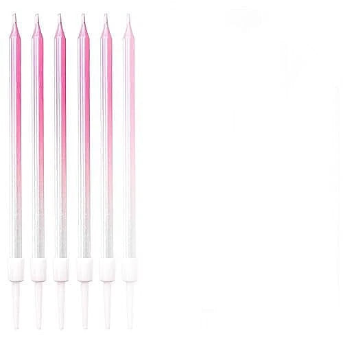 Pink Cake Candles