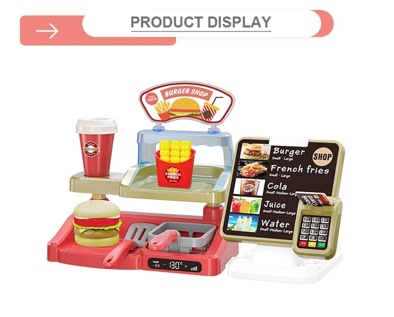 Burger Shop Playset
