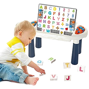 Colorful Alphabet Learning Table