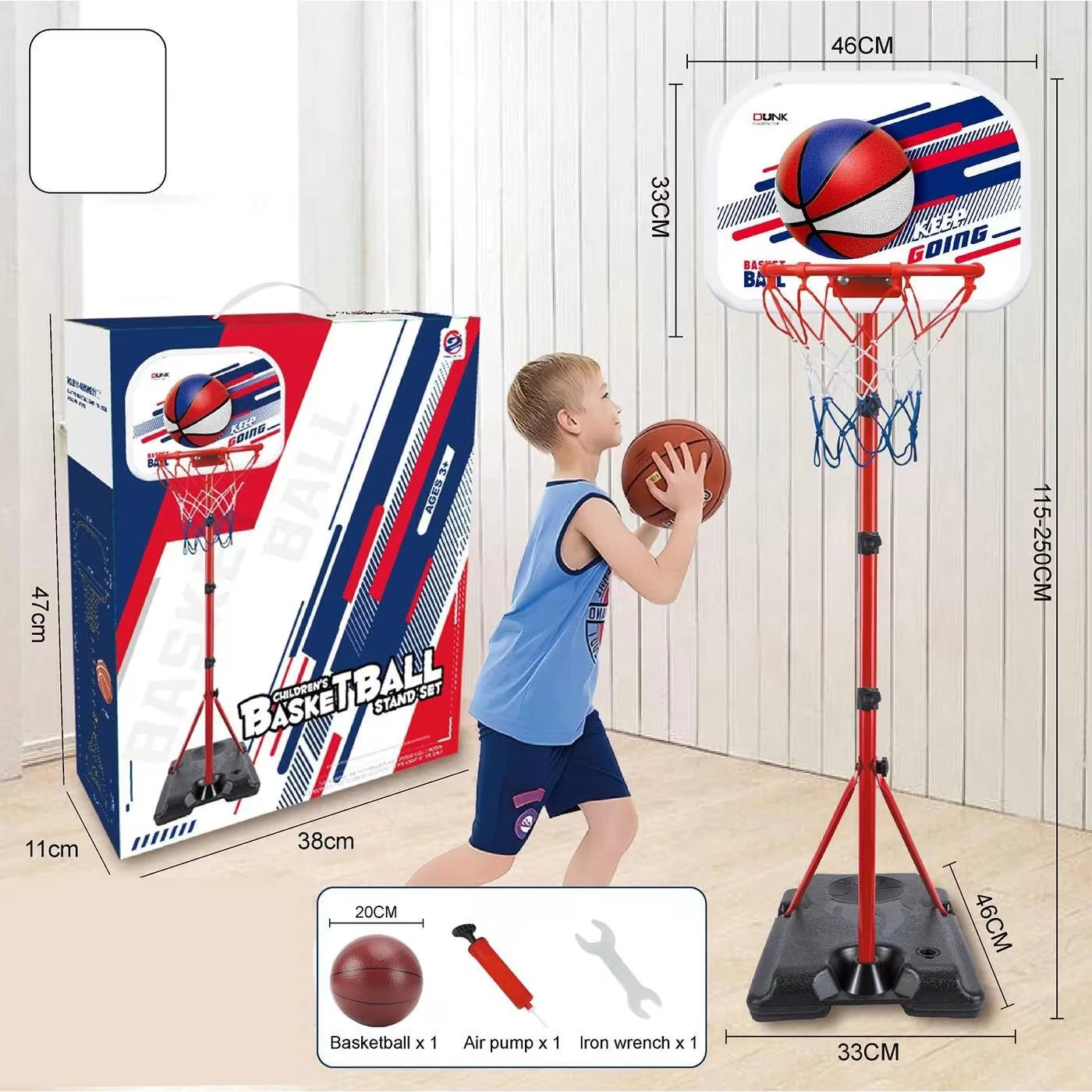 Dunk Basketball Stand Set