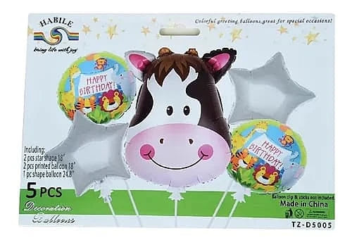 Happy Birthday Balloon Set