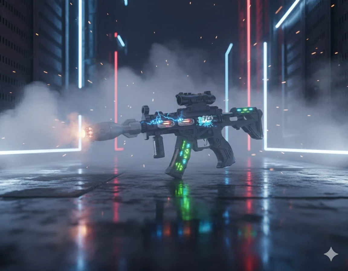 Cool Lighting Electric Gun