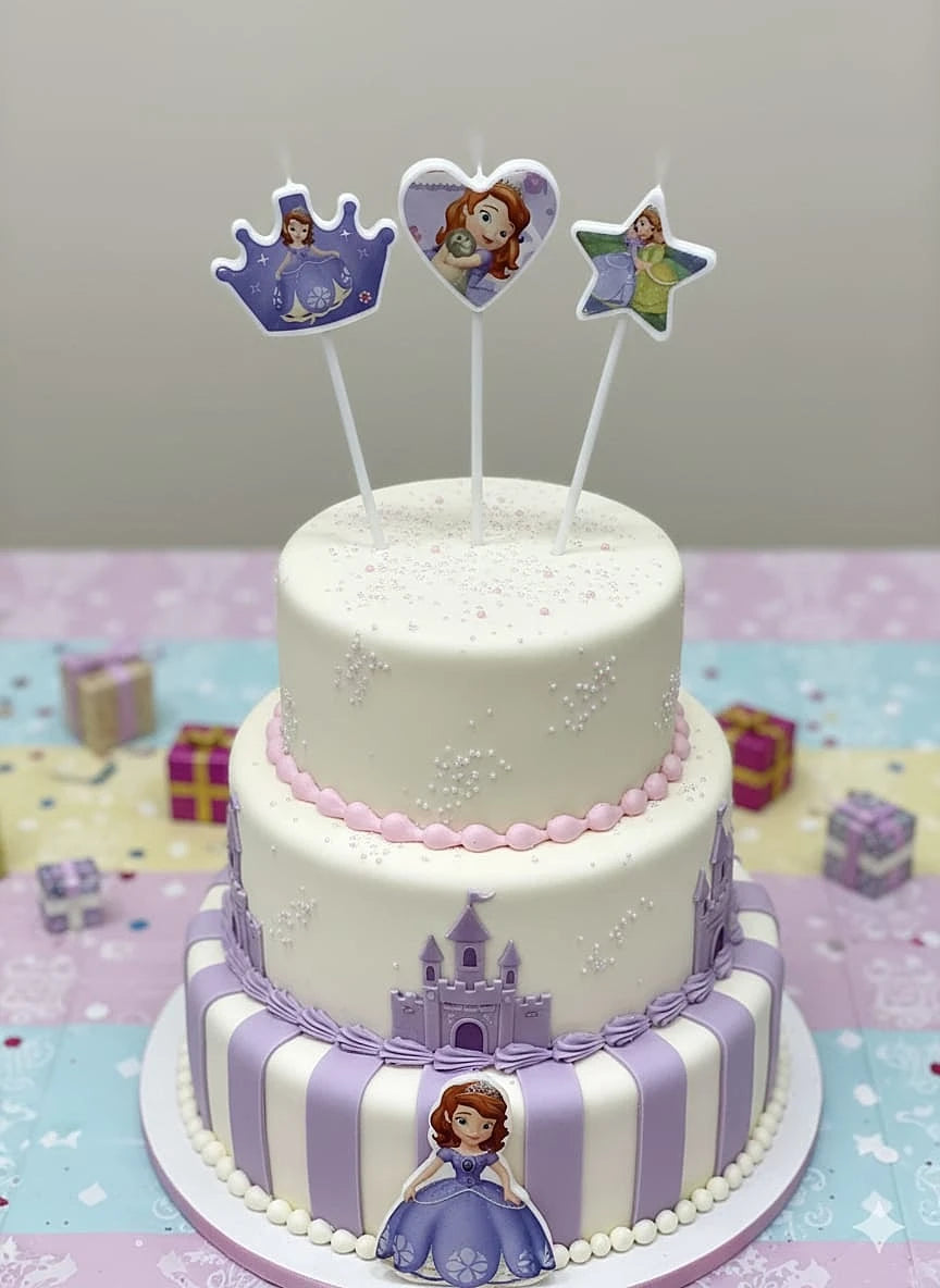 Sofia Birthday Cake Toppers