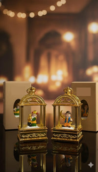 Golden Lantern Figurines