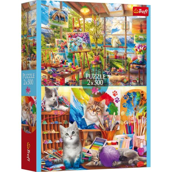 Trefl The Art of Painting 2 x 500 Piece Puzzle