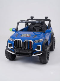 Blue Ride On Car
