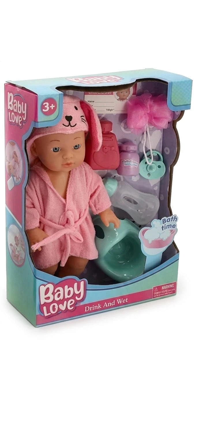 Baby Love Drink And Wet Doll