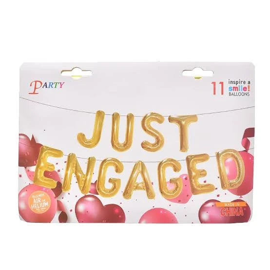 Just Engaged Balloons