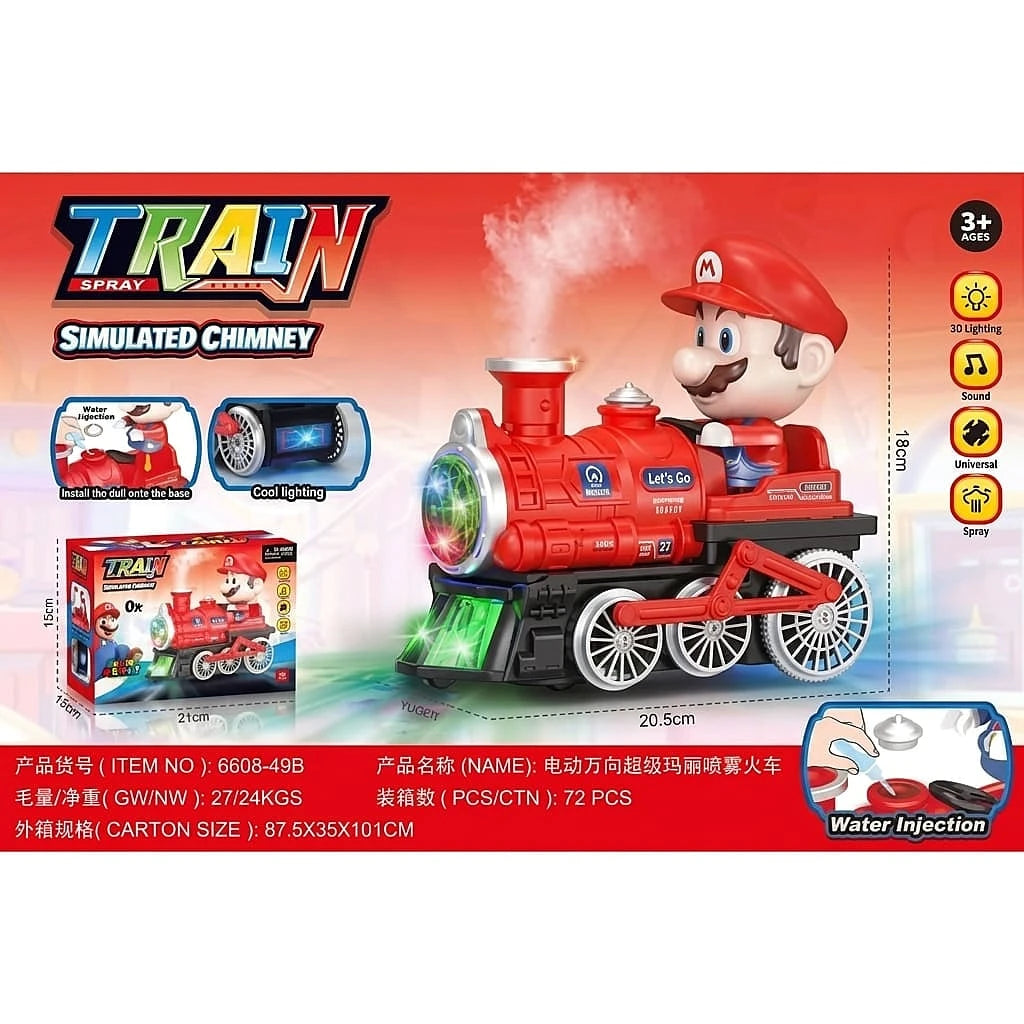 Mario Spray Train Toy