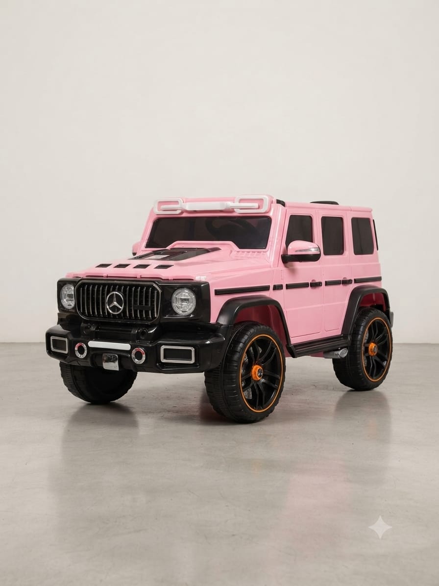 Pink Ride-On Car