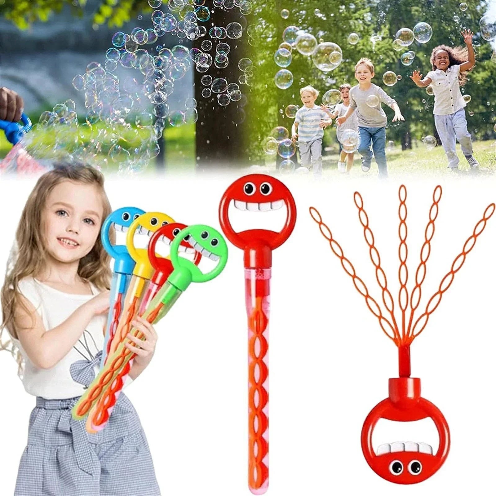 Smiley Bubble Wand