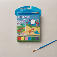 Dinosaur Watercolour Book with Brush