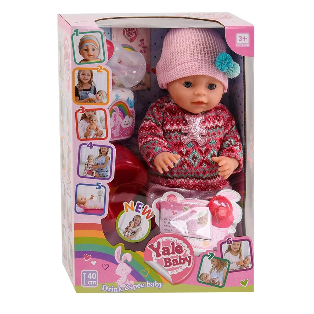 Yale Baby Drink & Pee Doll