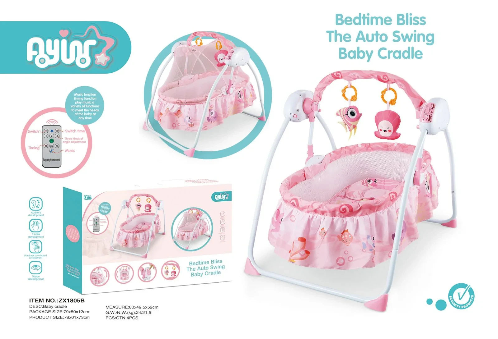 Aying Baby Cradle Swing