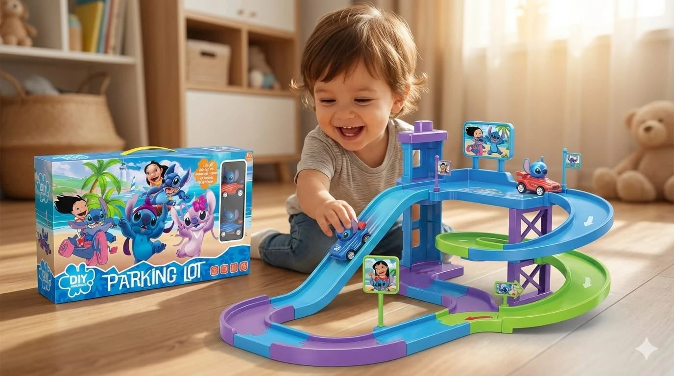 DIY Parking Lot Playset