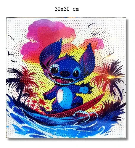 Surfing Stitch Art