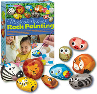 Magical Animal Rock Painting