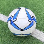 Soccer Ball with Blue Design