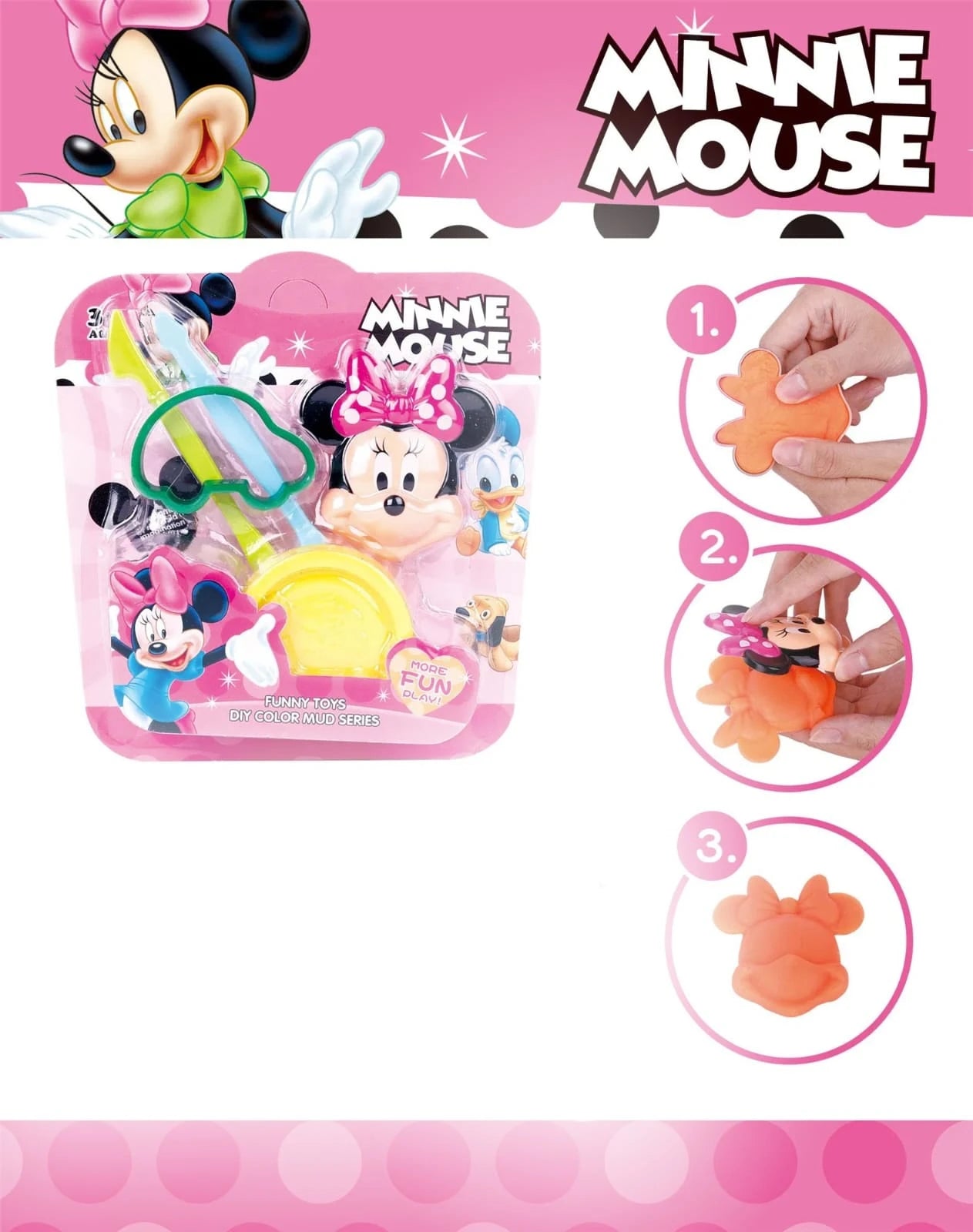 Minnie Mouse Color Mud Set