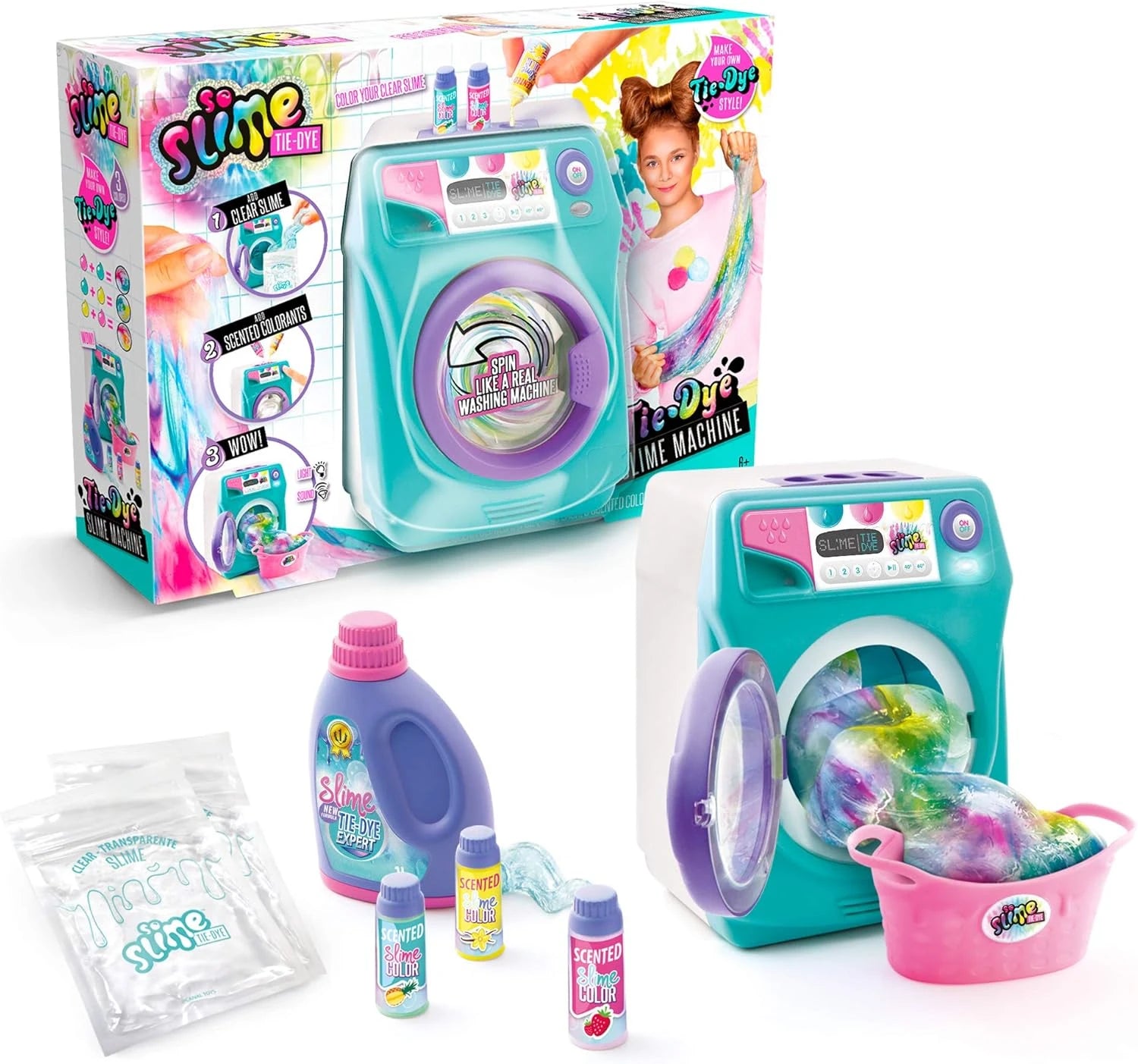 Slime Tie-Dye Washing Machine