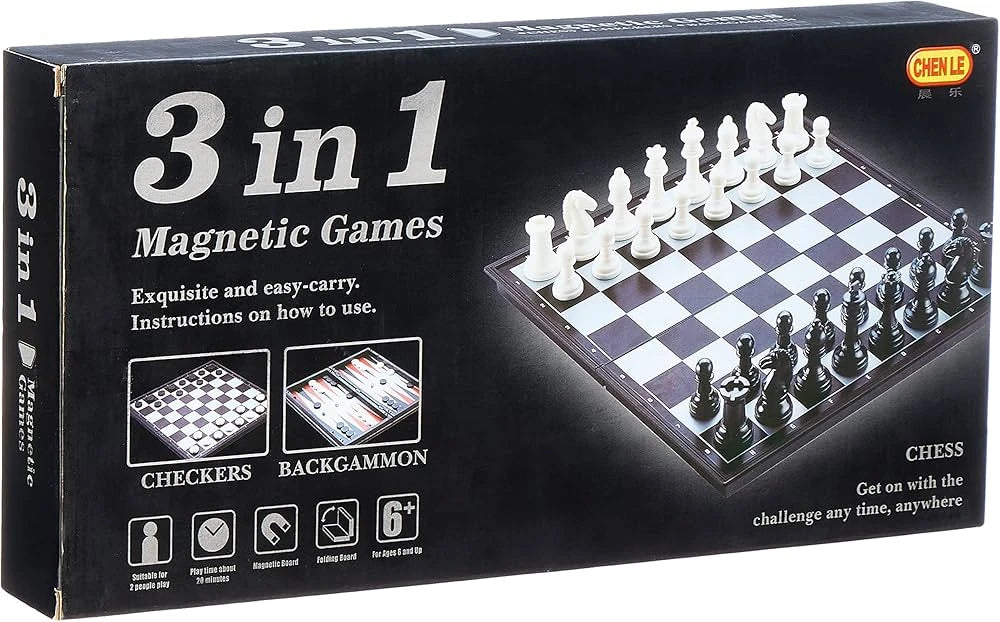 3 in 1 Magnetic Games