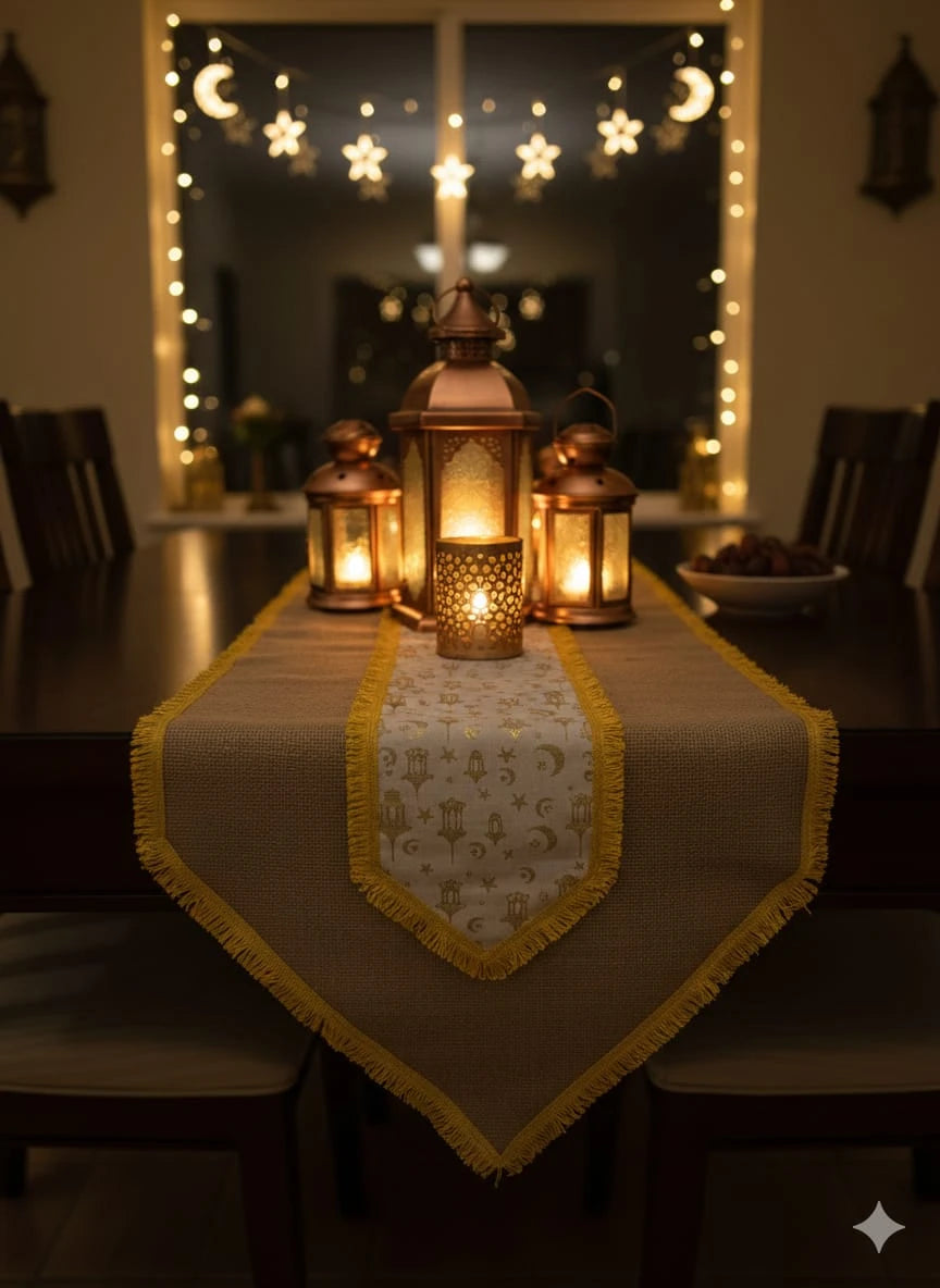 Elegant Lantern Table Runner