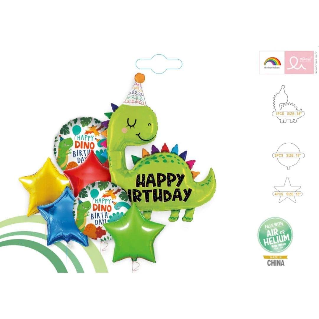 Happy Dino Birthday Balloons