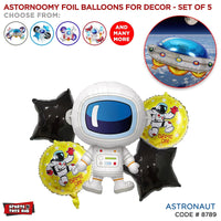 Astronomy Foil Balloons Set