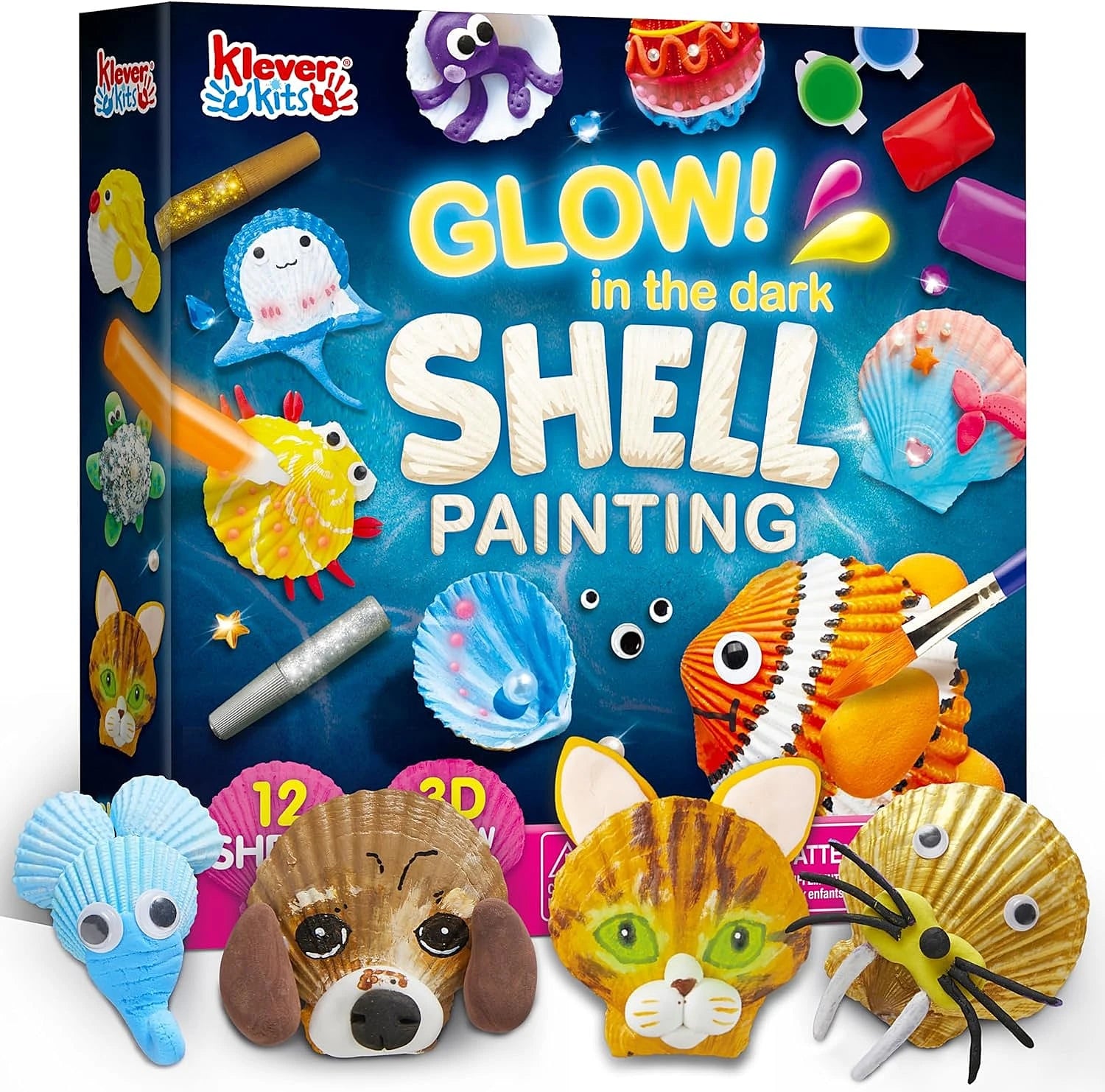 Klever Glow Shell Painting