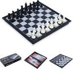 3-In-1 Magnetic Game Set