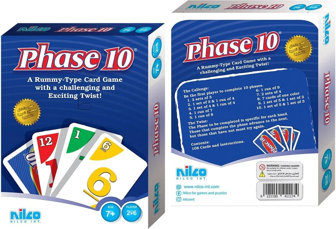 Phase 10 Card Game
