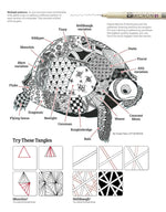 TangleEasy Wildlife Designs Coloring Book