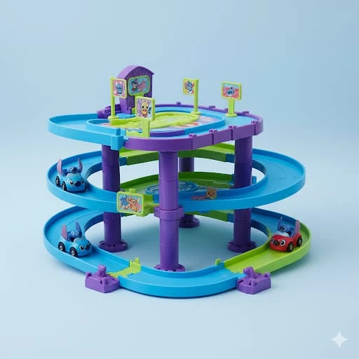 DIY Parking Lot Playset