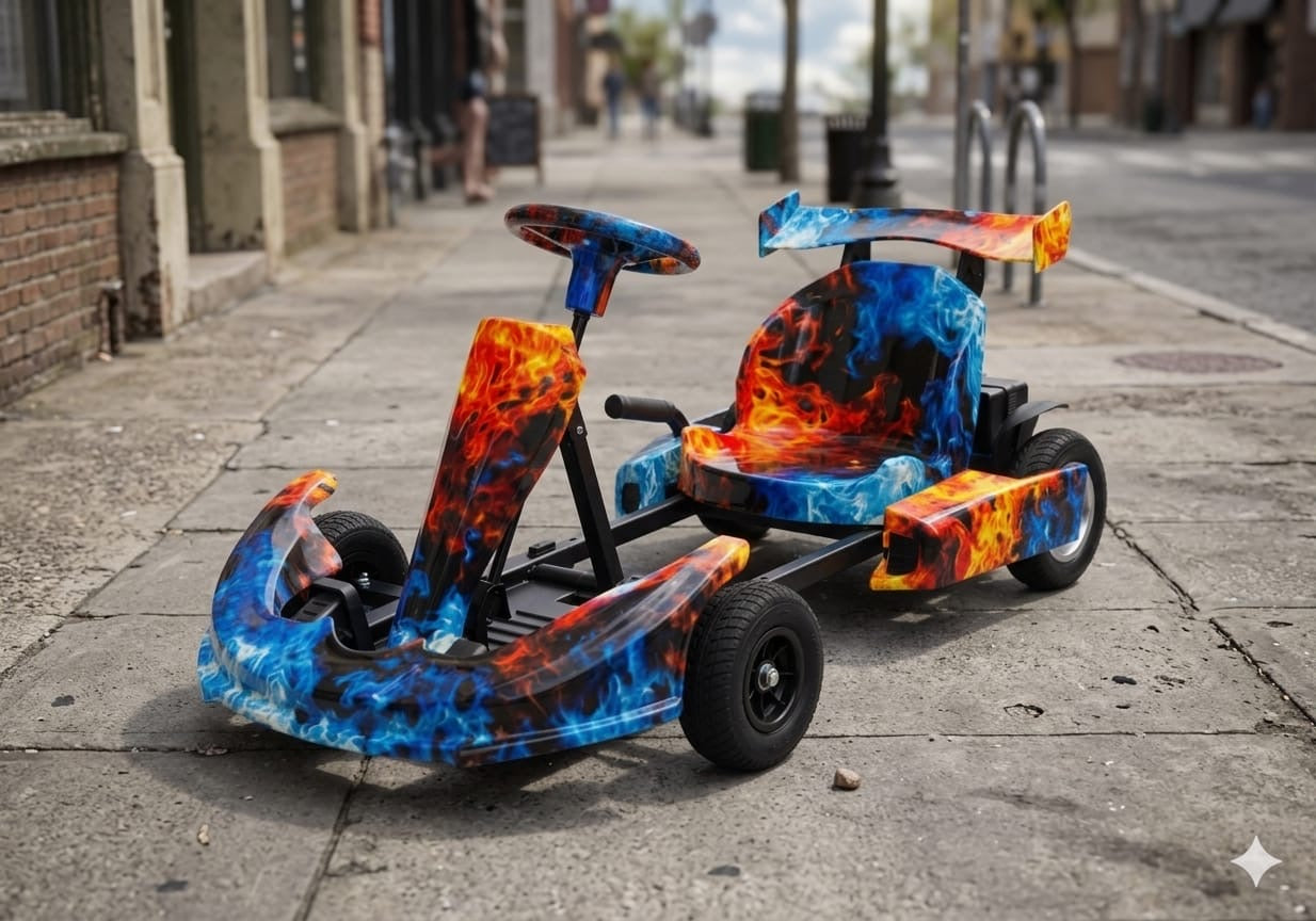 Flame Go-Kart Ride-On