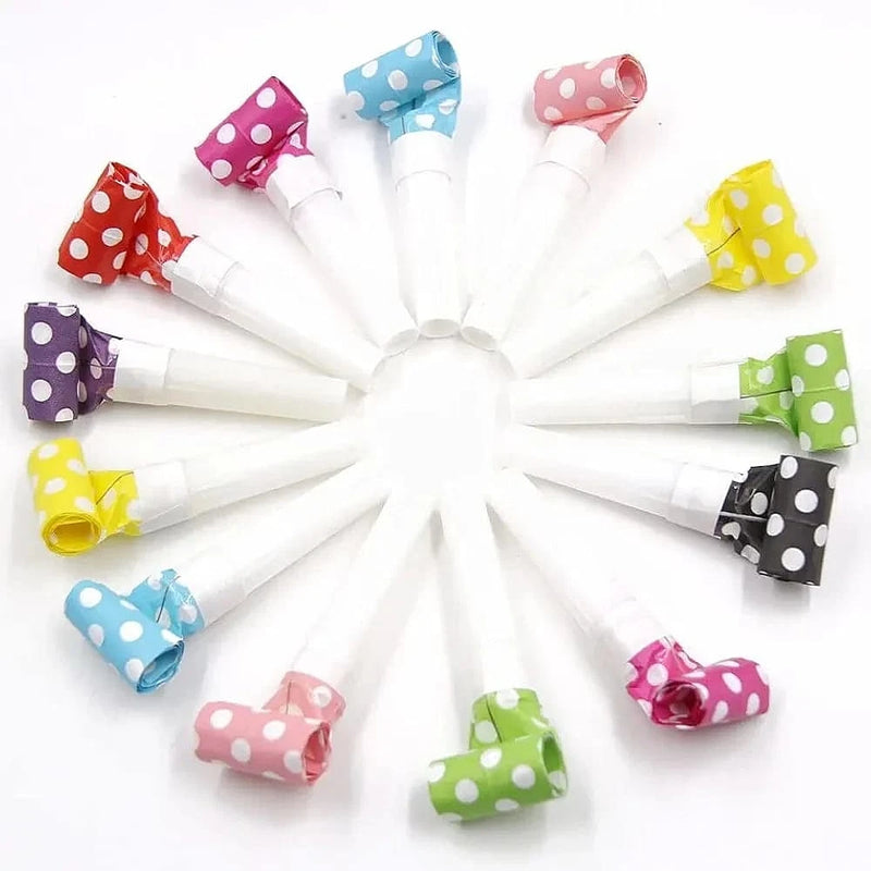 Colorful Party Whistles