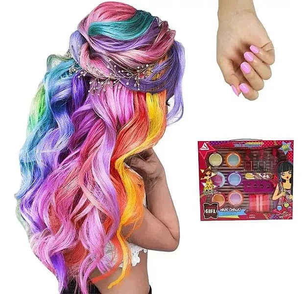 Fashion Girl Hair Chalk