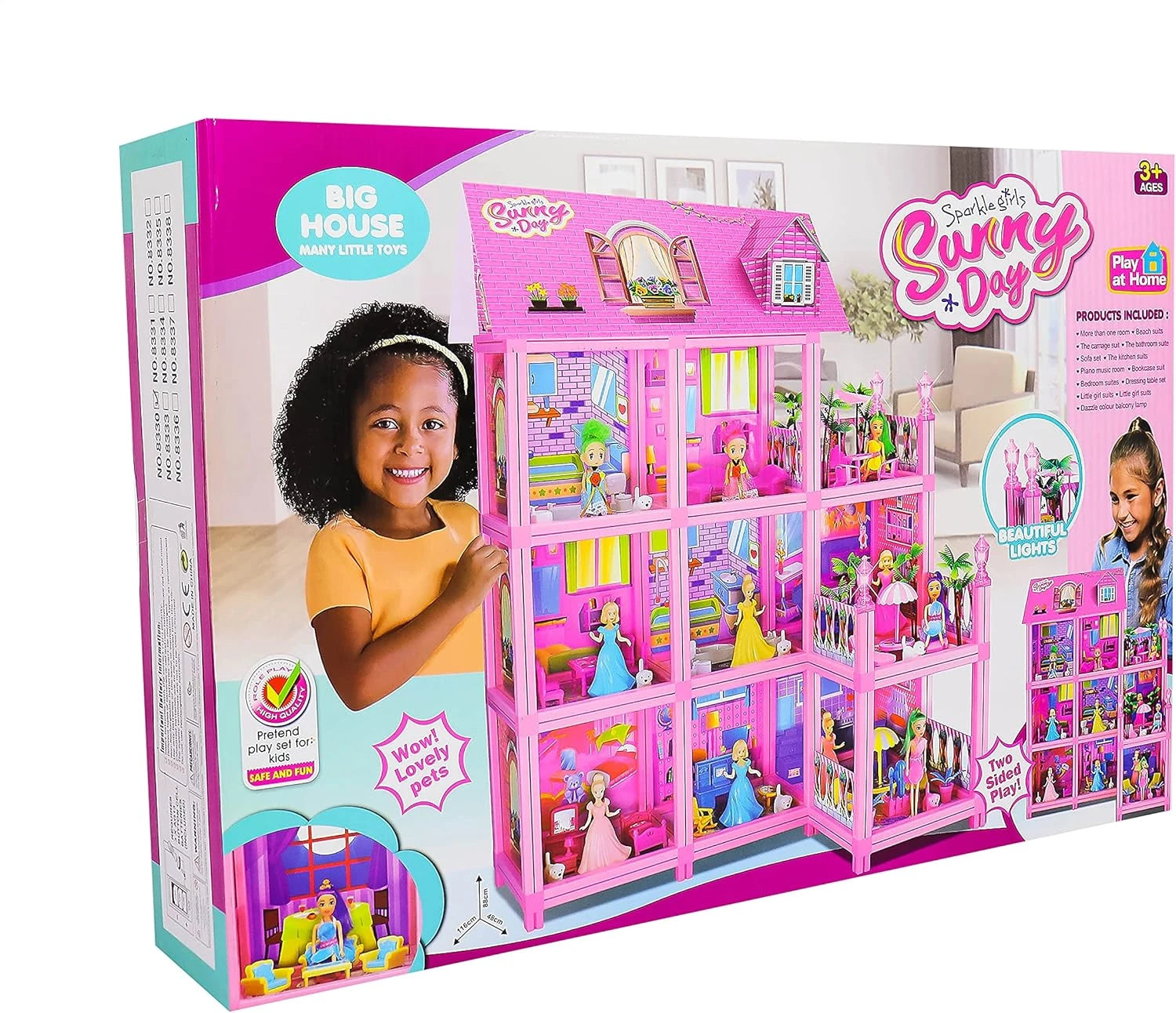 Sunny Day Sparkle Girls Dollhouse