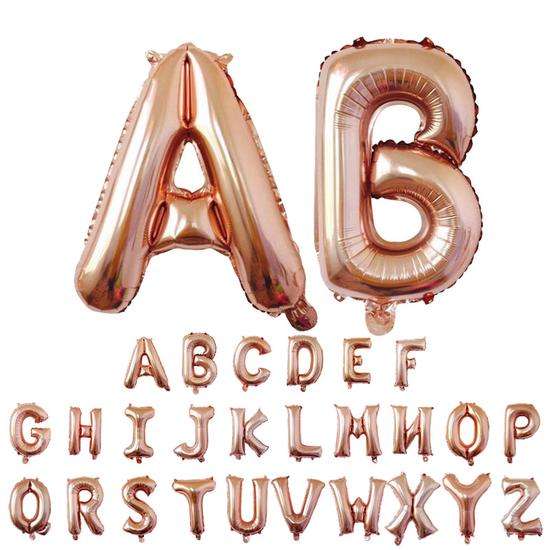 Bronz Letters Balloons