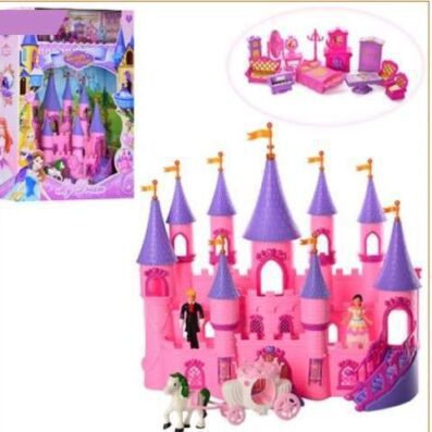 Untitled Princess Castle "Beauty Castle with battery operated carriage